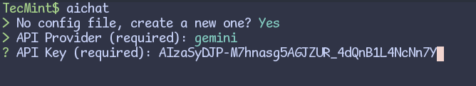 Choose API Provider