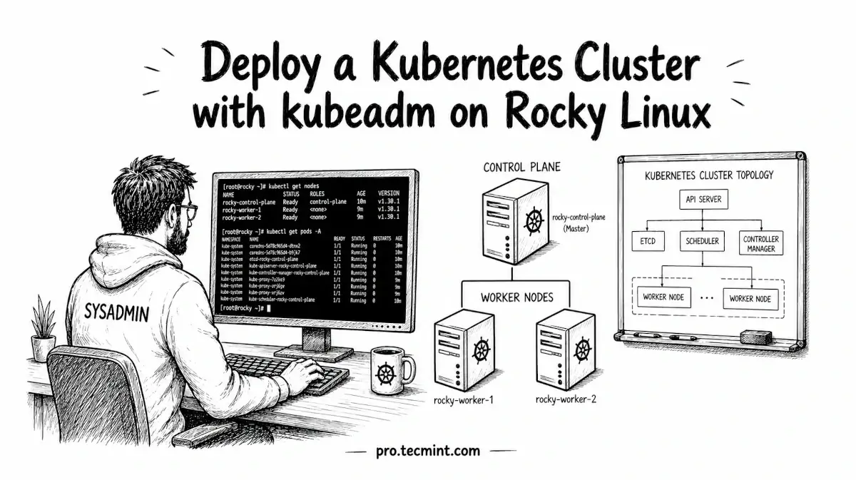 How to Deploy a 3-Node Kubernetes Cluster on Rocky Linux 10