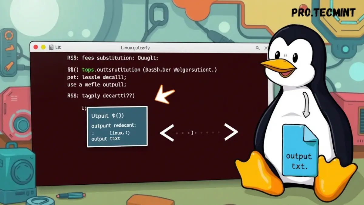 Chapter #6: How to Use Command Substitution and Output Redirection in Bash