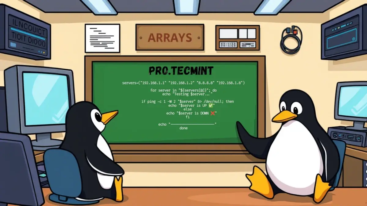 Chapter #12: How to Use Arrays in Bash for Server Monitoring and Backups