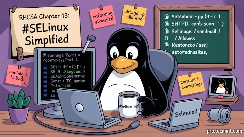 Chapter #13: Getting Started with SELinux