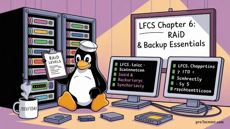 Chapter #6: How to Set Up Software RAID and Backups on Linux