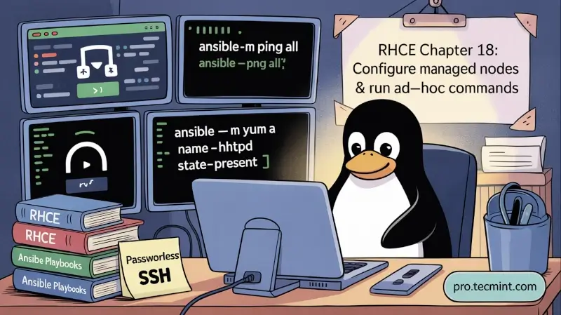 Chapter #18: Configure Ansible Managed Nodes and Run Ad-Hoc Commands