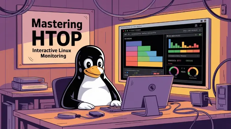 htop: Interactive Linux Monitor