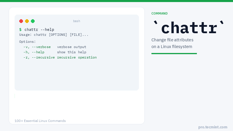 Lesson 54: chattr Command