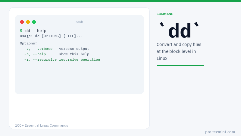 Lesson 23: dd Command
