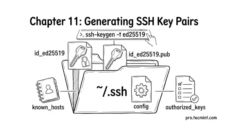 Chapter 11: Generating SSH Key Pairs with ssh-keygen