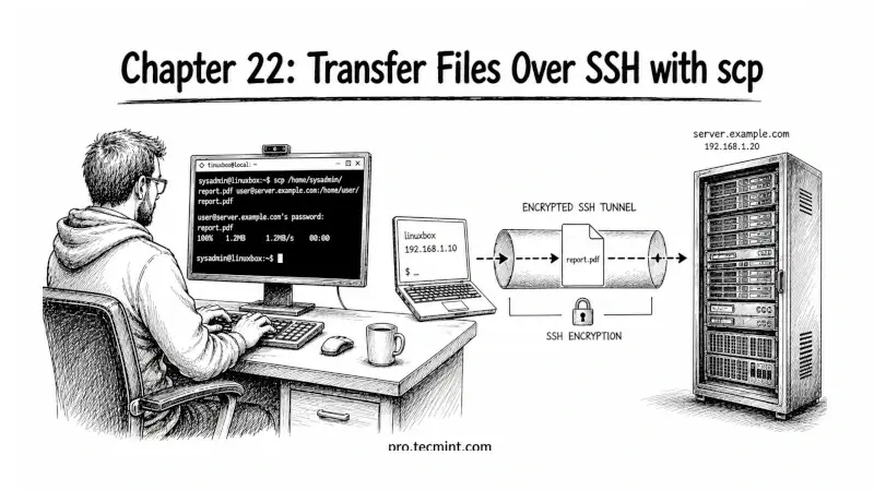 Chapter 22: Transfer Files Over SSH with scp