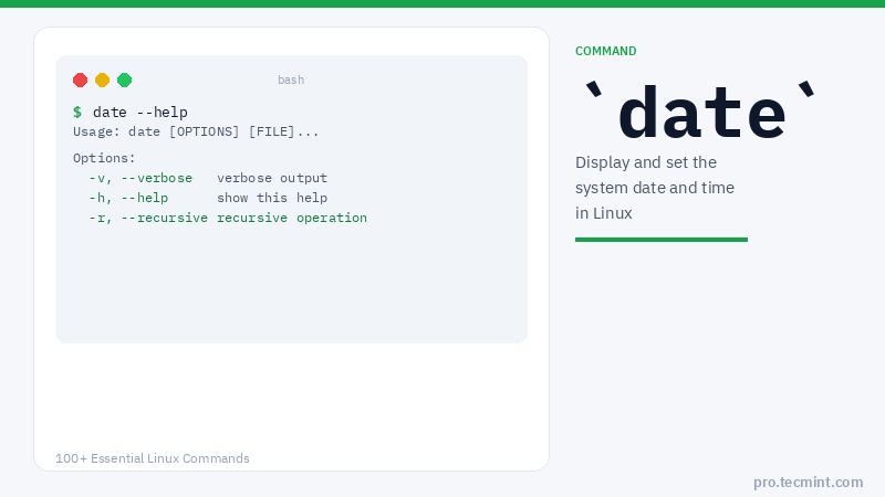 Lesson 68: date Command