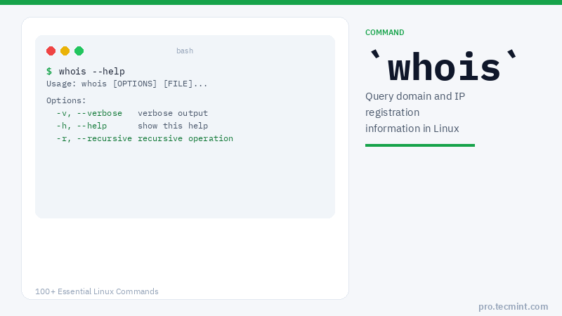 Lesson 88: whois Command