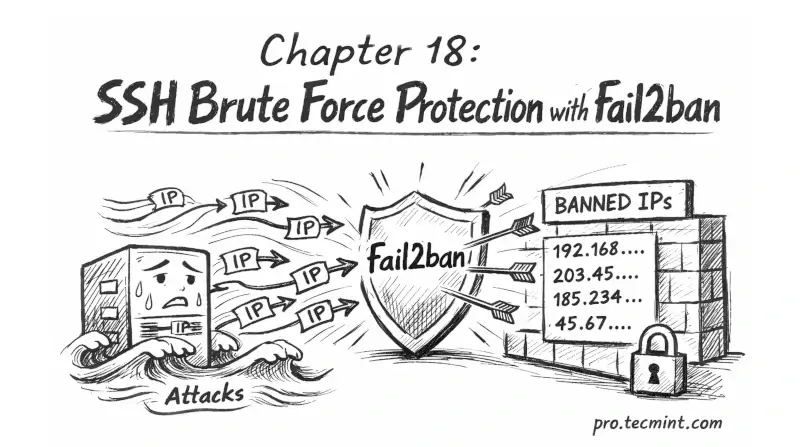 Chapter 18: Secure SSH with fail2ban, Rate Limiting, and IP Whitelisting