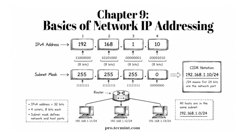Chapter 9: Basics of Network IP Addressing