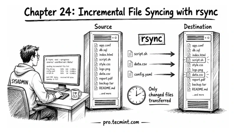 Chapter 24: Incremental File Syncing with rsync