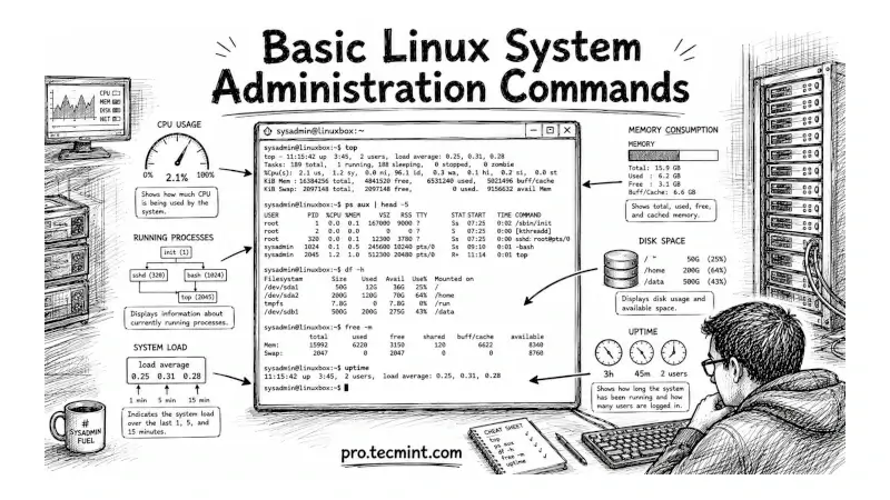 Chapter 3: Basic Linux System Administration Commands