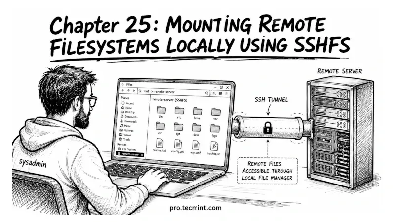 Chapter 25: Mounting Remote Filesystems Locally Using SSHFS