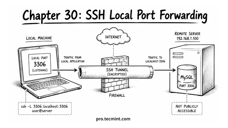 Chapter 30: SSH Local Port Forwarding