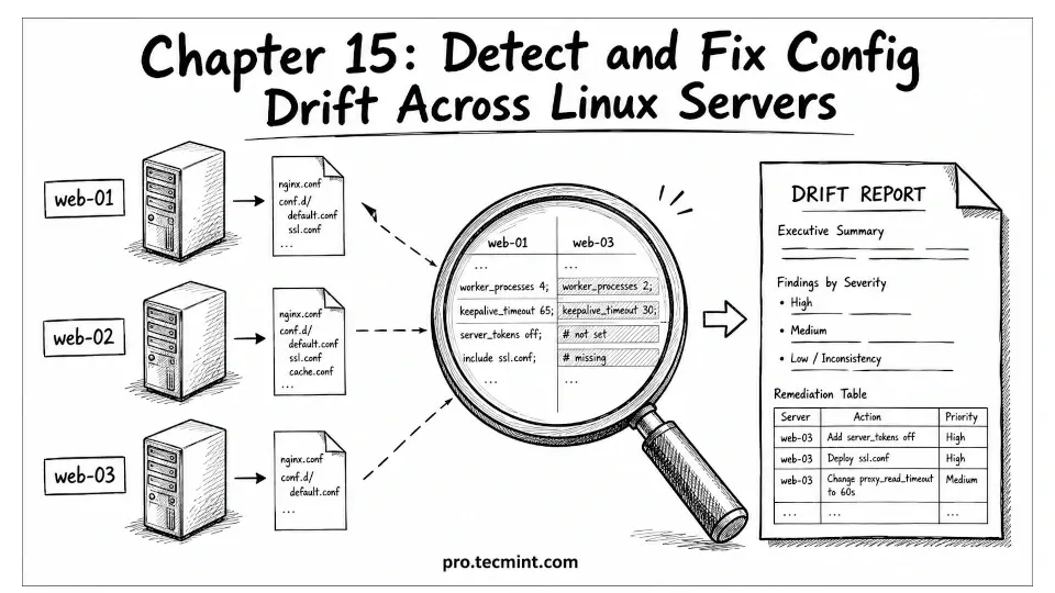 Chapter 15: Detect and Fix Config Drift Across Linux Servers