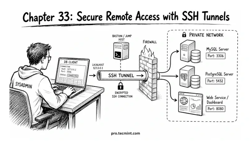 Chapter 33: Secure Remote Access with SSH Tunnels