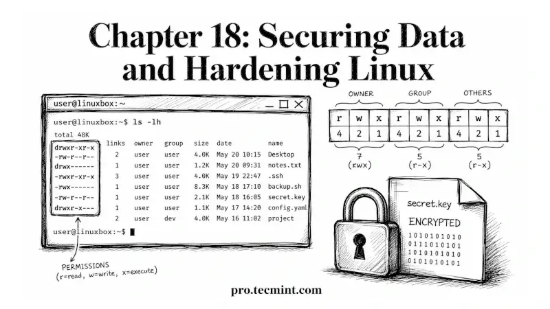 Chapter 18: Securing Data and Hardening Linux