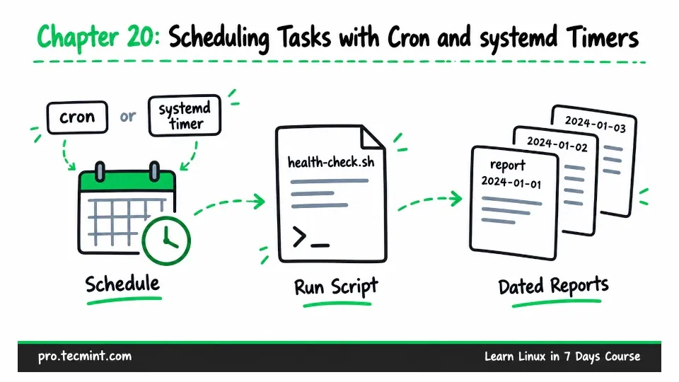 Chapter 20: Scheduling Tasks with Cron and systemd Timers