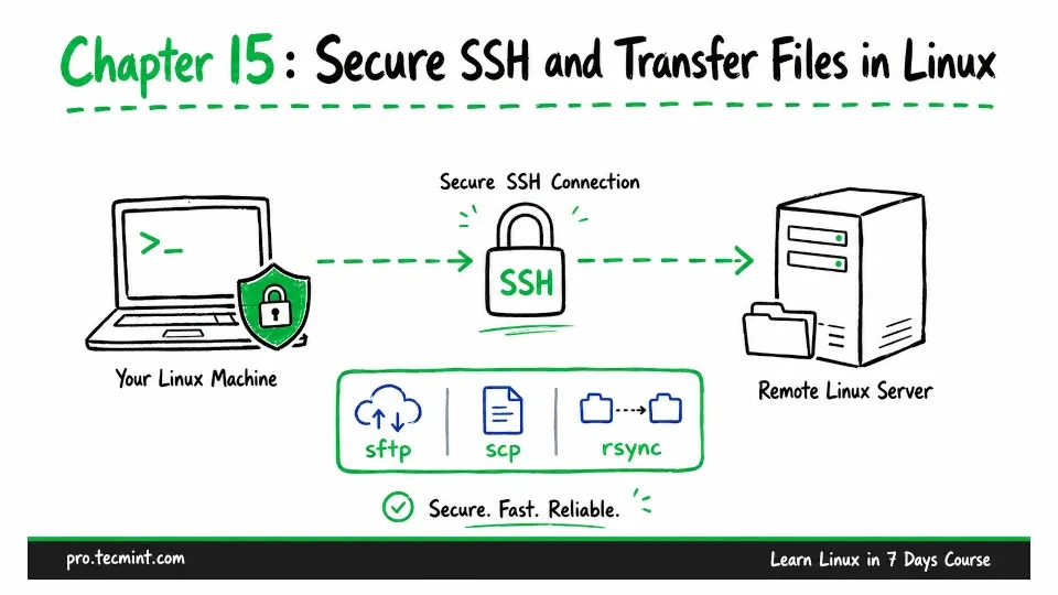 Chapter 15: Secure SSH and Transfer Files in Linux