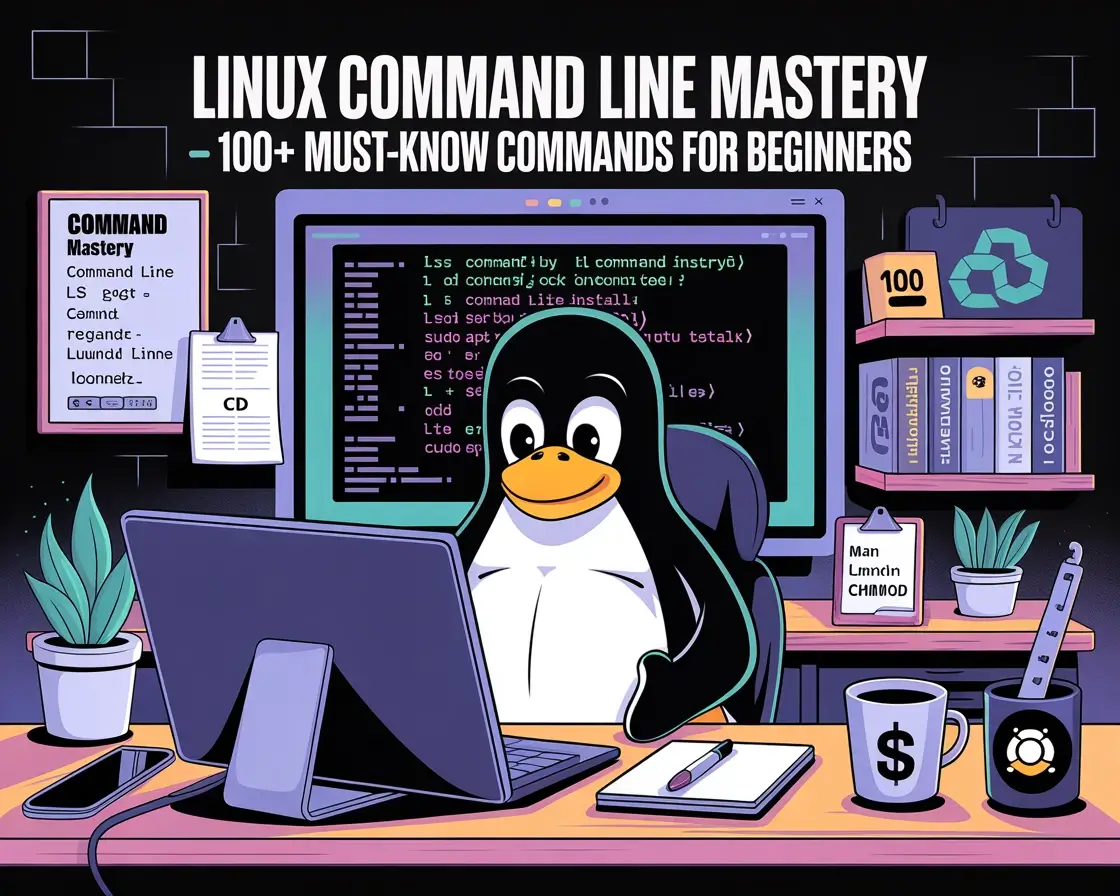 The Ultimate Linux Command Line Guide: 100+ Must-Know Commands for Beginners