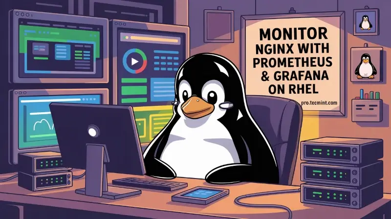 How to Monitor Nginx Performance with Prometheus and Grafana on RHEL 10