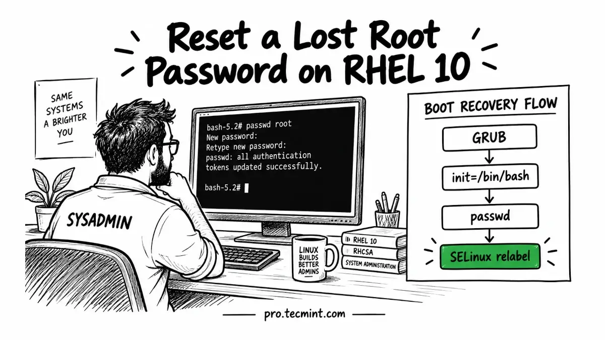 RHCSA Lab: Reset a Lost Root Password on RHEL 10